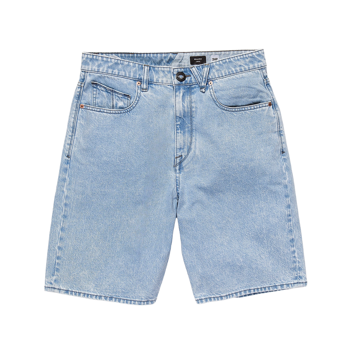 Volcom Billow Denim Shorts - Pale Aqua