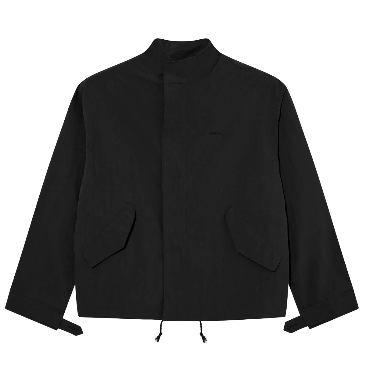 Last Resort Cropped Parka - Black