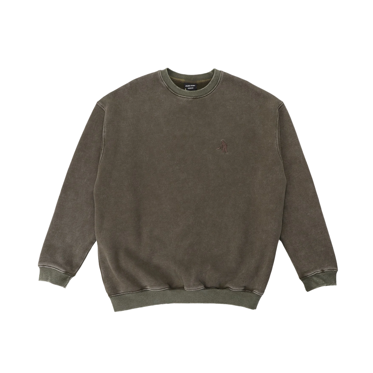 Passport Solid Workers Sweater - Washed Black