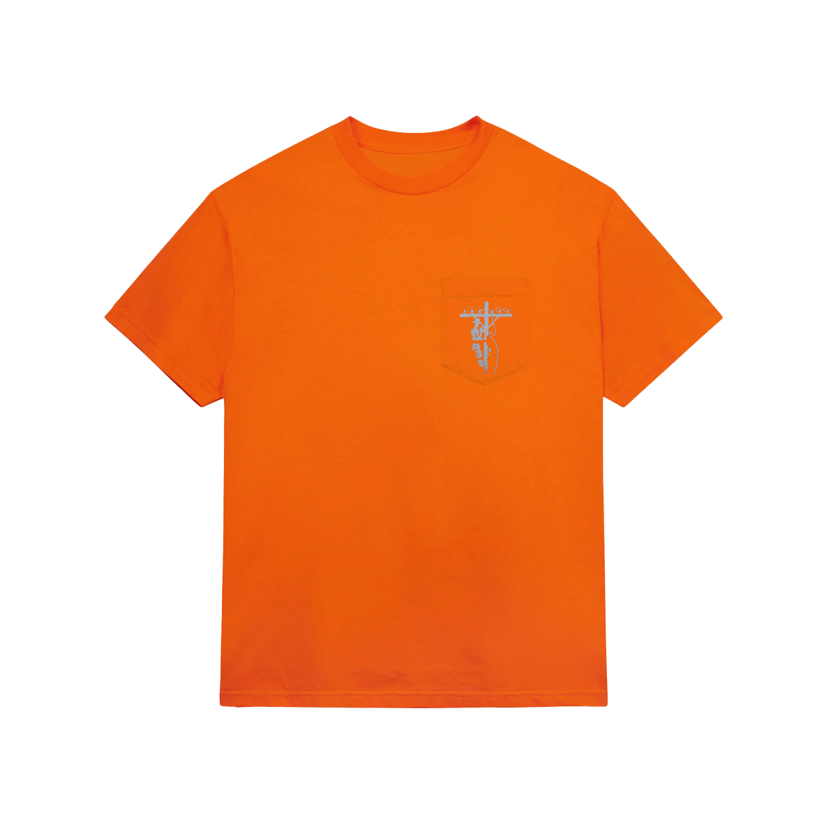 Passport Line~Workx Pocket T-Shirt - Safety Orange