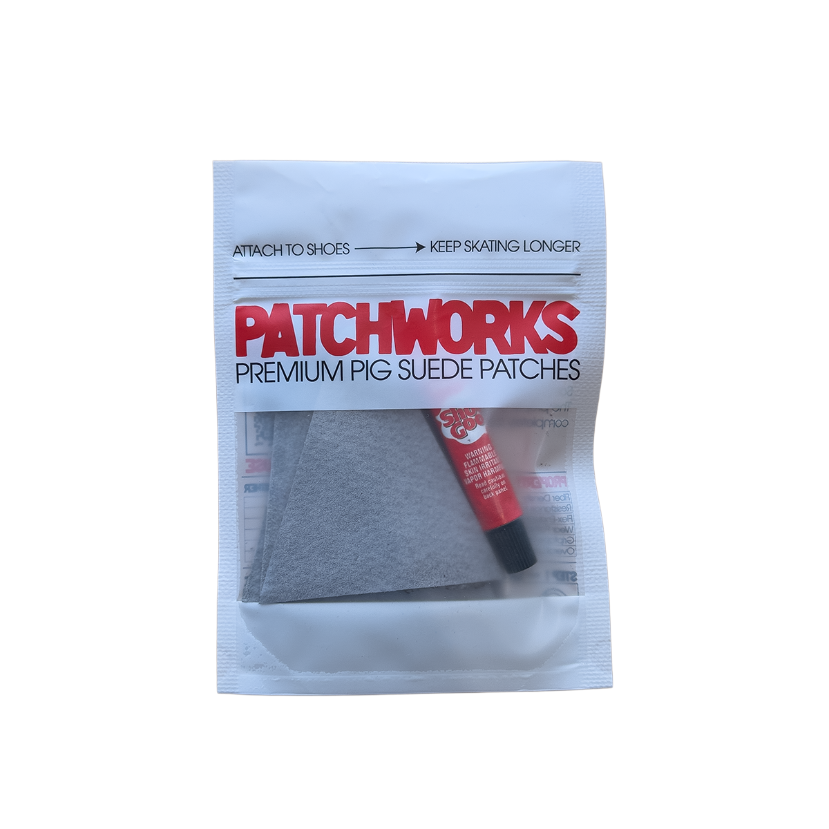 Patchworks Pig Suede Skate Shoe Patch Kit