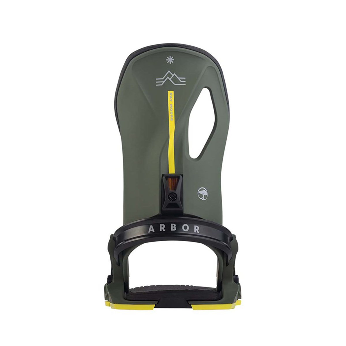Arbor 2025 Pat Moore Cypress Snowboard Bindings - Green / Black