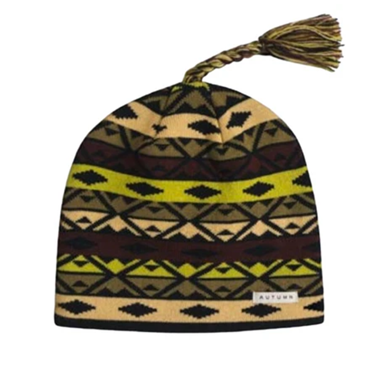 Autumn Piste Tassle Beanie - Black