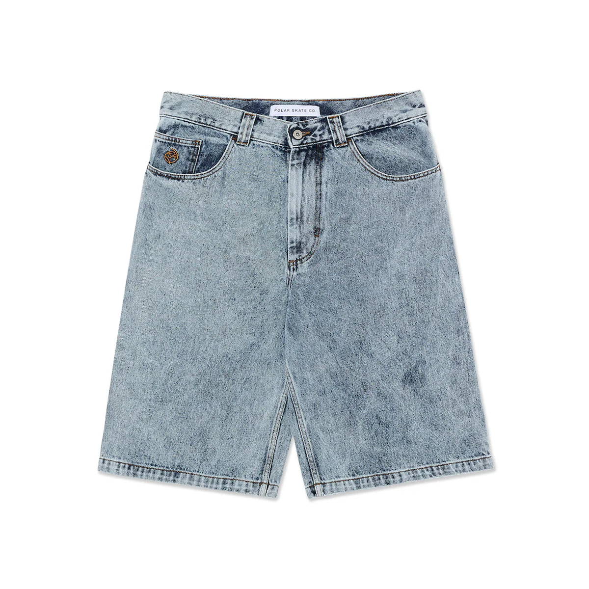 Polar Big Boy Shorts - Heavy Washed Blue