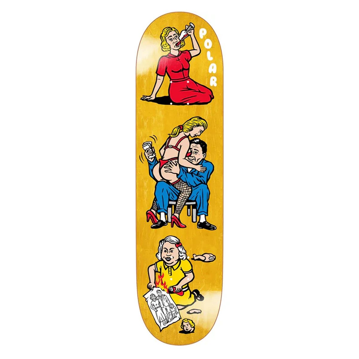 Polar Team Model Family Affair Skate Deck - 8.25