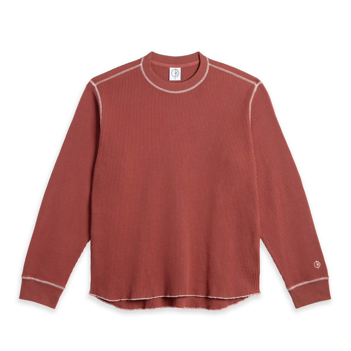 Polar Dylan Long Sleeve Shirt - Wine / White