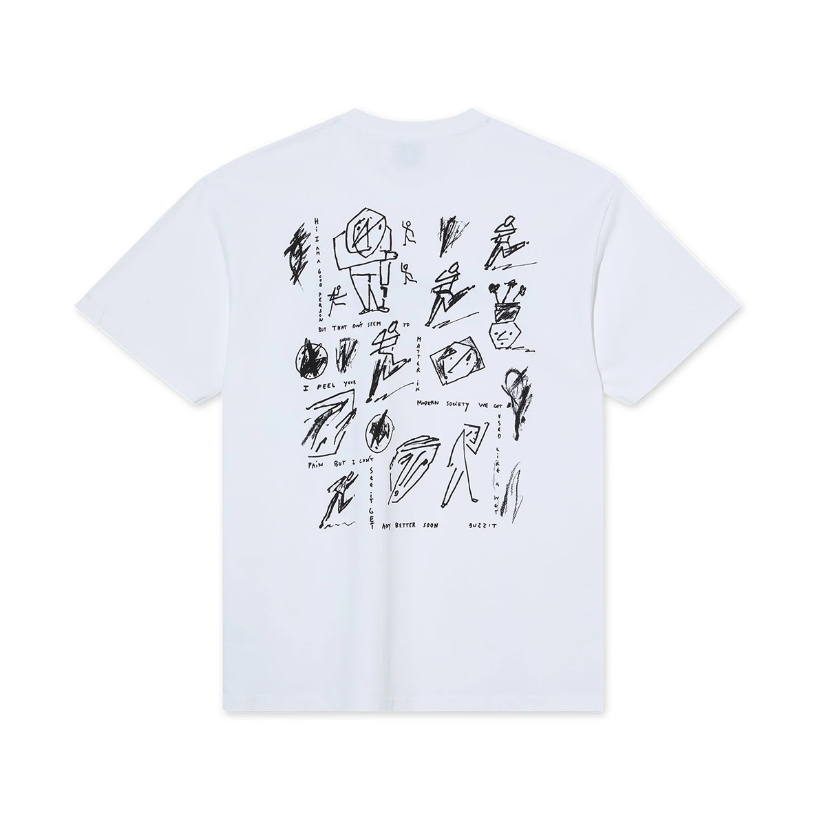 Polar Sad at Times T-Shirt - White