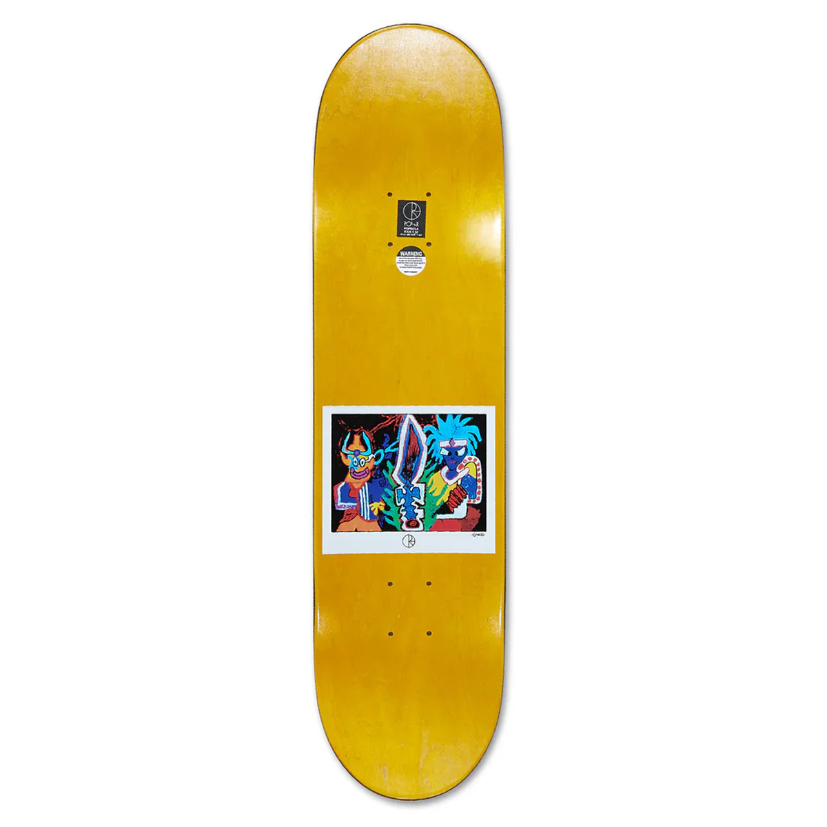 Polar Oskar Rozenberg Tribal Chief Wheel Well Skate Deck - 8.125