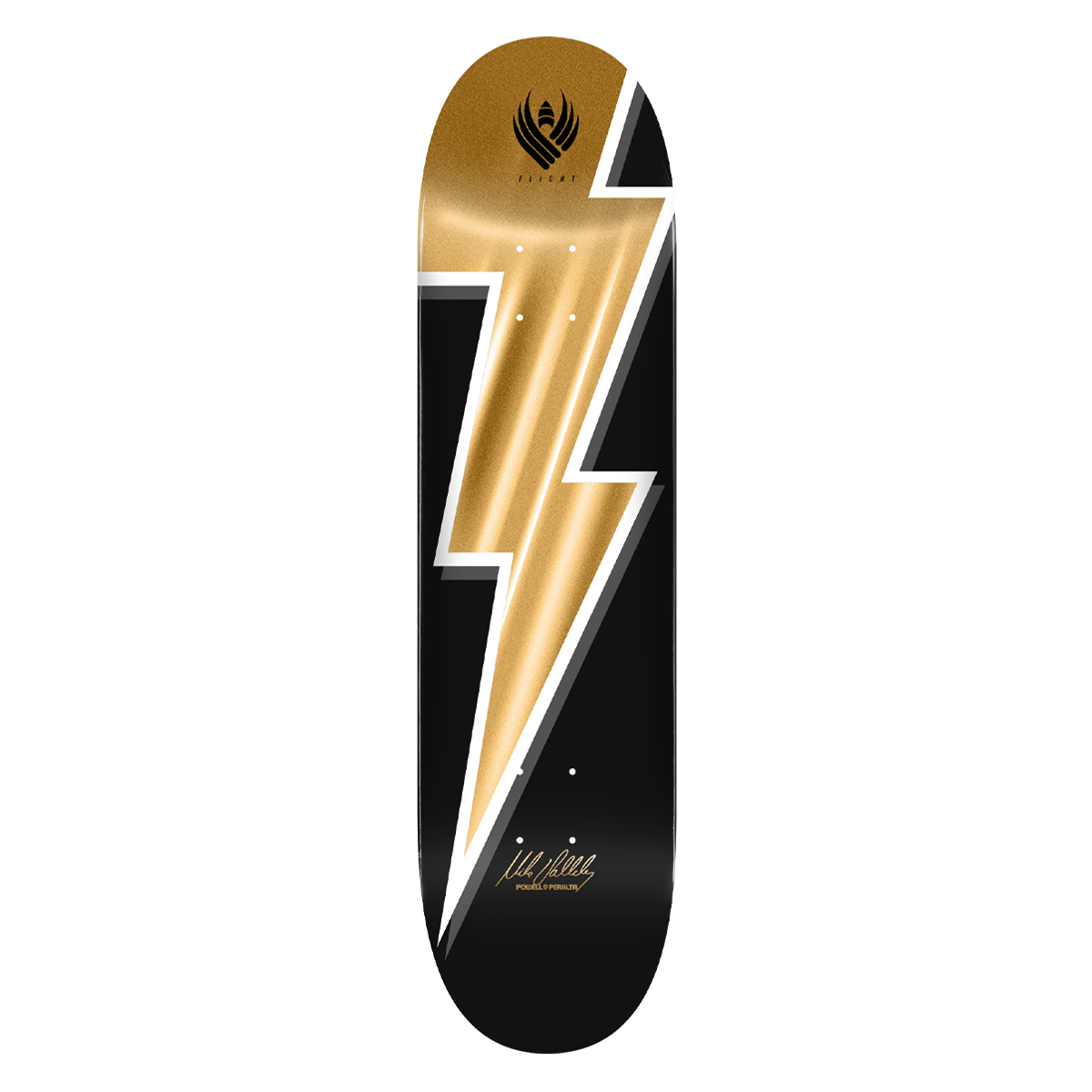 Powell Peralta Mike Vallely Lightning Bolt FLIGHT Skate Deck - 8.75