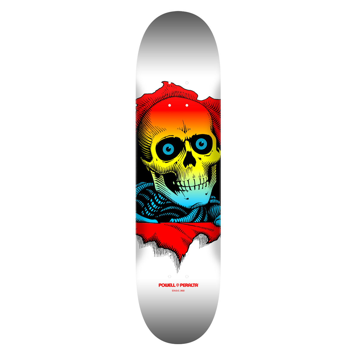 Powell Peralta Ripper Yellow Fade Skate Deck - 8.0