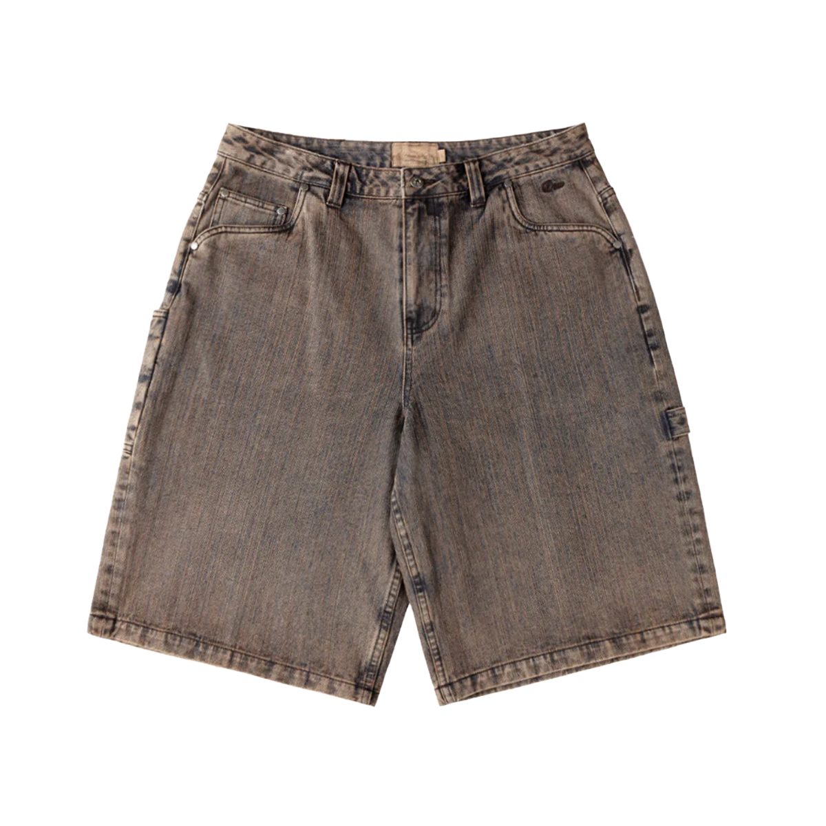 Dime Classic Denim Shorts - Premium Brown