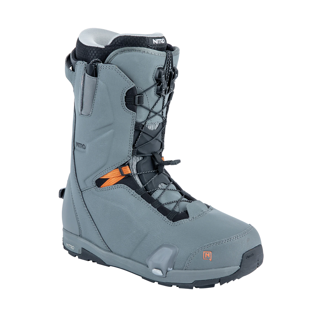 Nitro 2024 Profile TLS Step On Snowboard Boots - Charcoal