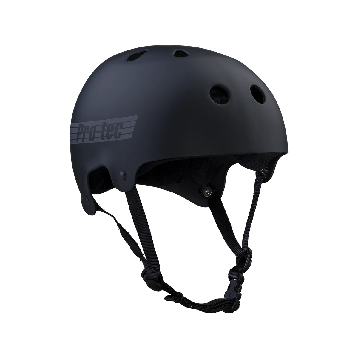 Pro Tec Old School Skate Helmet - Matte Black / Reflective