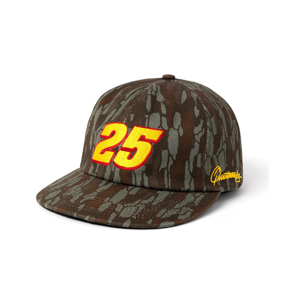 Quartersnacks Racer Cap - Bark Camo