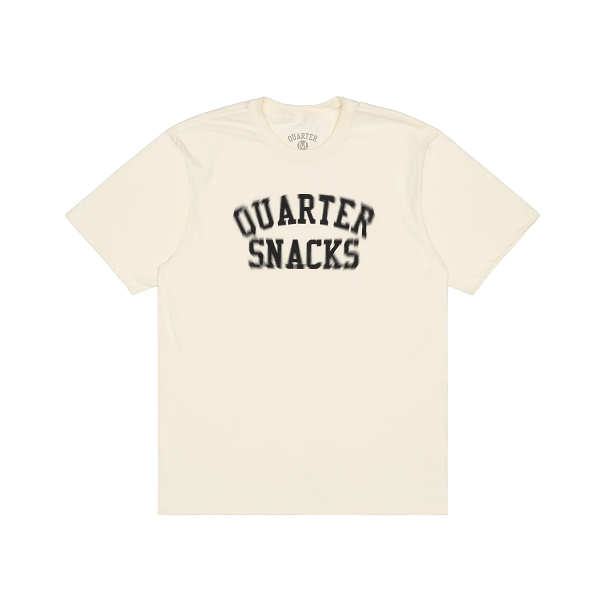 Quartersnacks Motion Arch T-Shirt - Cream