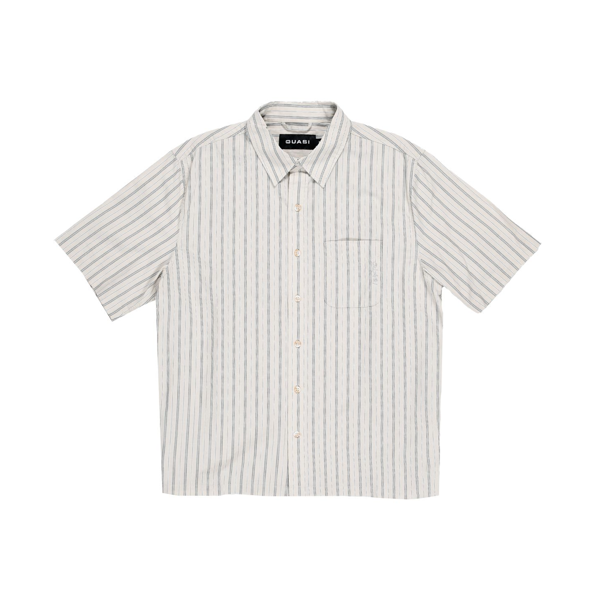 Quasi Kalvin Short Sleeve Button Up Shirt - Tan