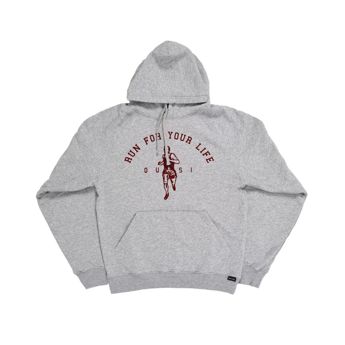 Quasi Run Hoodie - Heather Grey