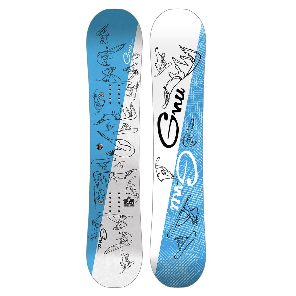 GNU 2024 Youth Recess Snowboard - Assorted Sizes