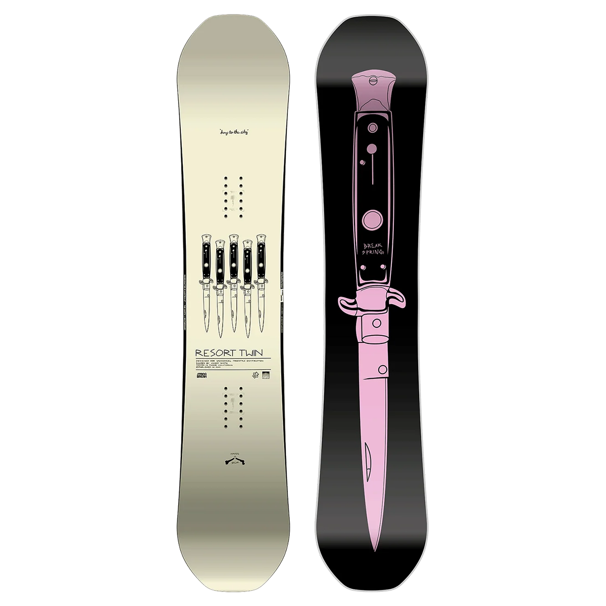 Spring Break 2027 Resort Twin Snowboard - Assorted Sizes