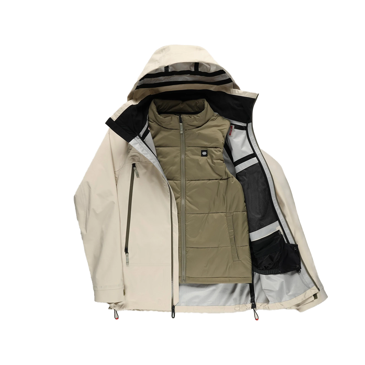 686 Smarty 3-in-1 Rodeo 3L Jacket - Limestone