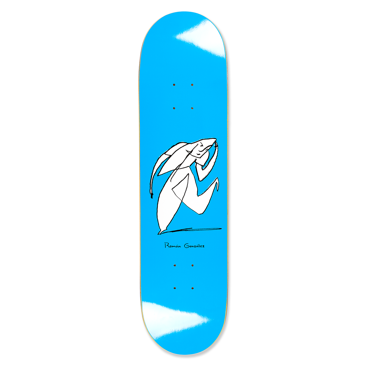Polar Roman Gonzalez Stay In Motion Blue Skate Deck - 8.125