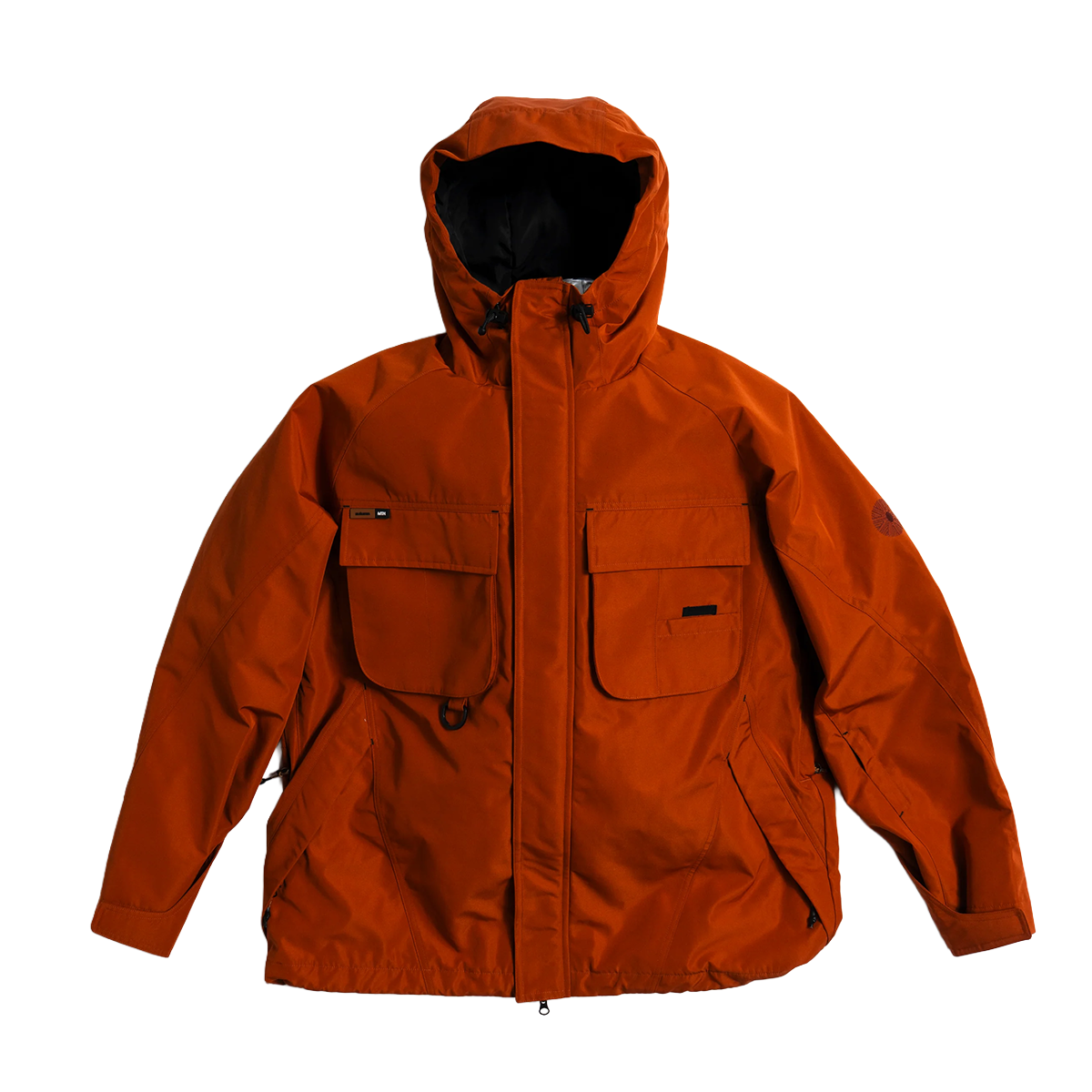 Autumn 2027 Scale Insulated Snow Jacket - Rust