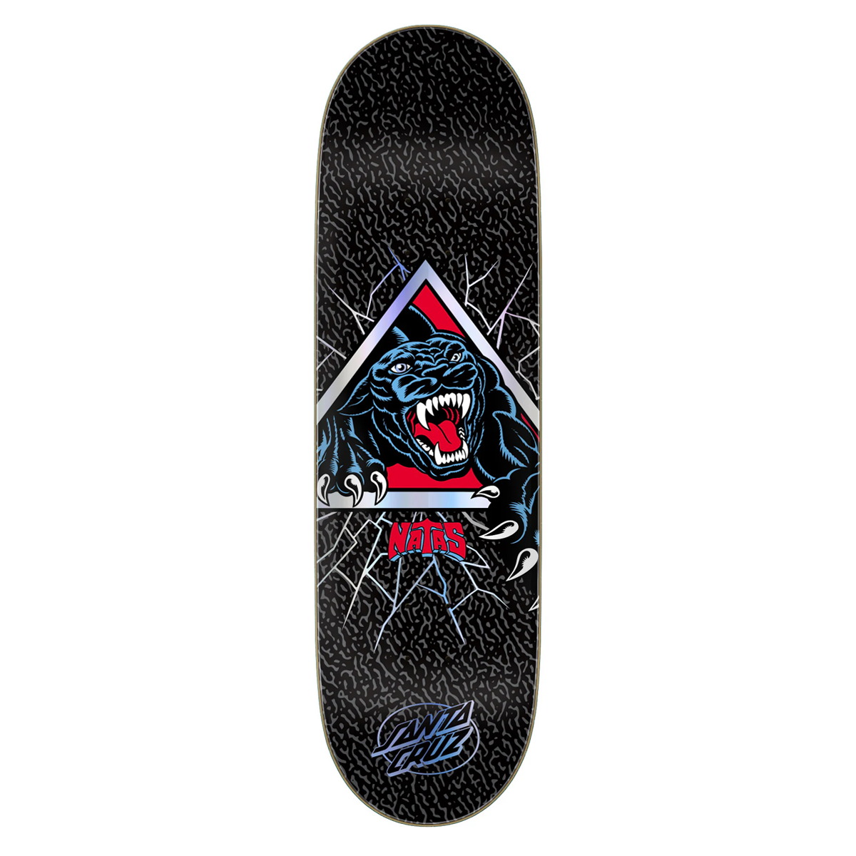 Santa Cruz Natas Shattered Panther VX Skate Deck - 9.0