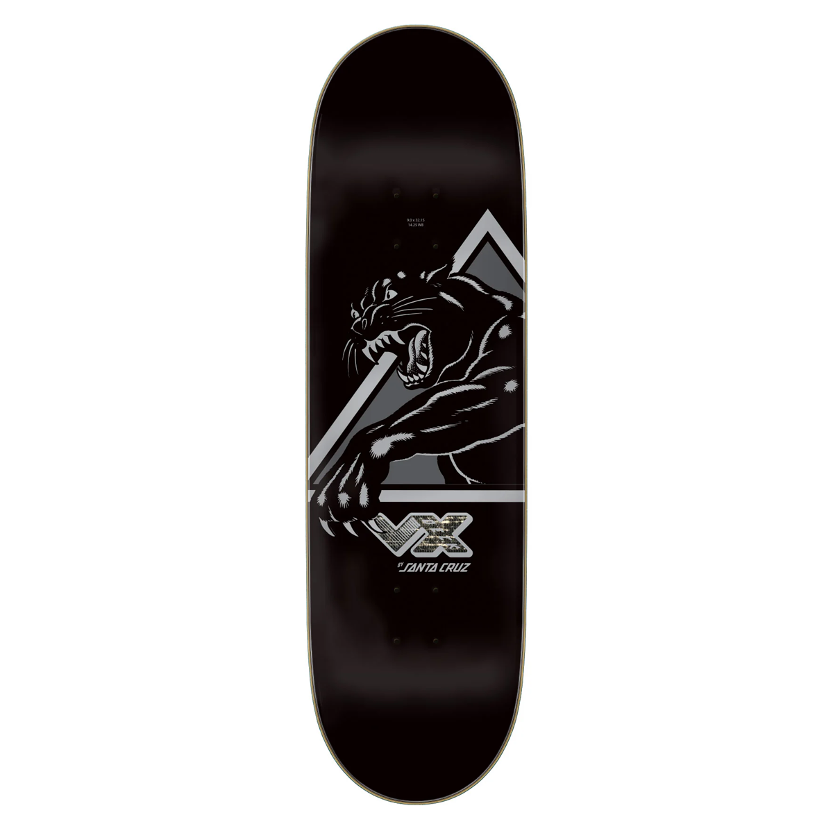 Santa Cruz Natas Shattered Panther VX Skate Deck - 9.0