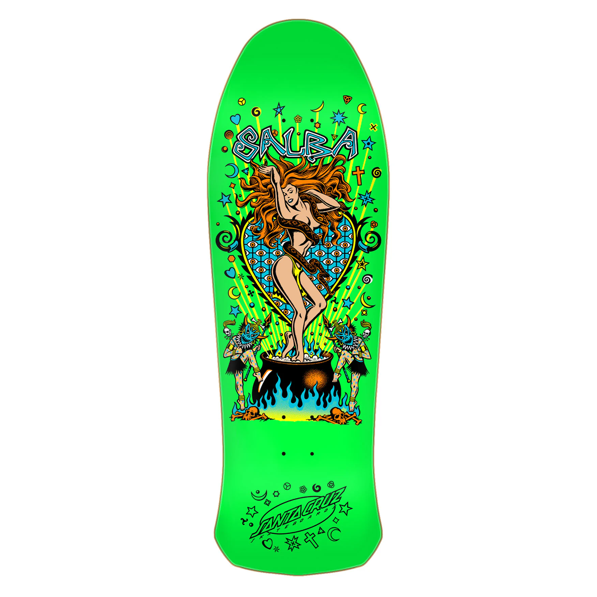 Santa Cruz Salba Witch Doctor Reissue Skate Deck - 10.4