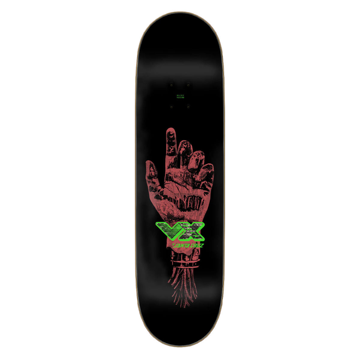 Santa Cruz Wooten Dystopia VX Skate Deck - 8.5