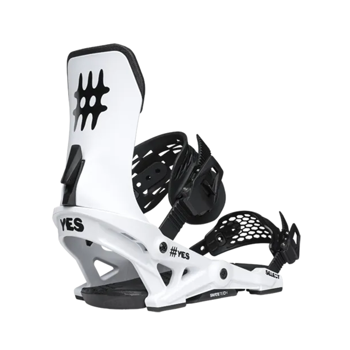 Yes 2026 Select Snowboard Bindings - It's White