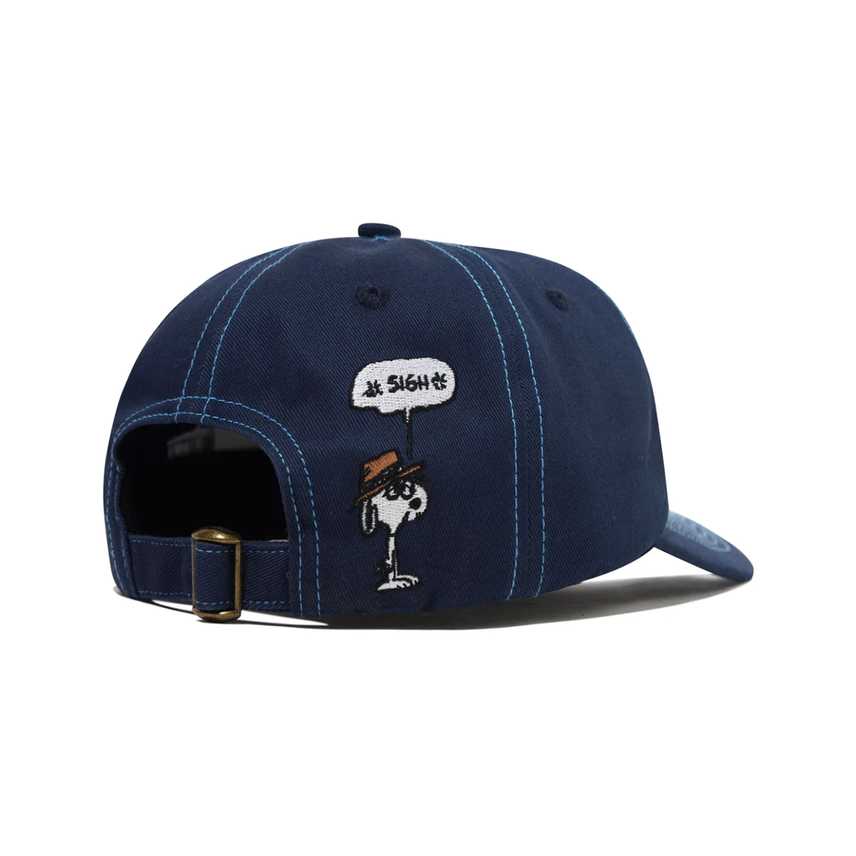 Butter x Peanuts Spike 5 Panel Hat - Navy / Light Blue