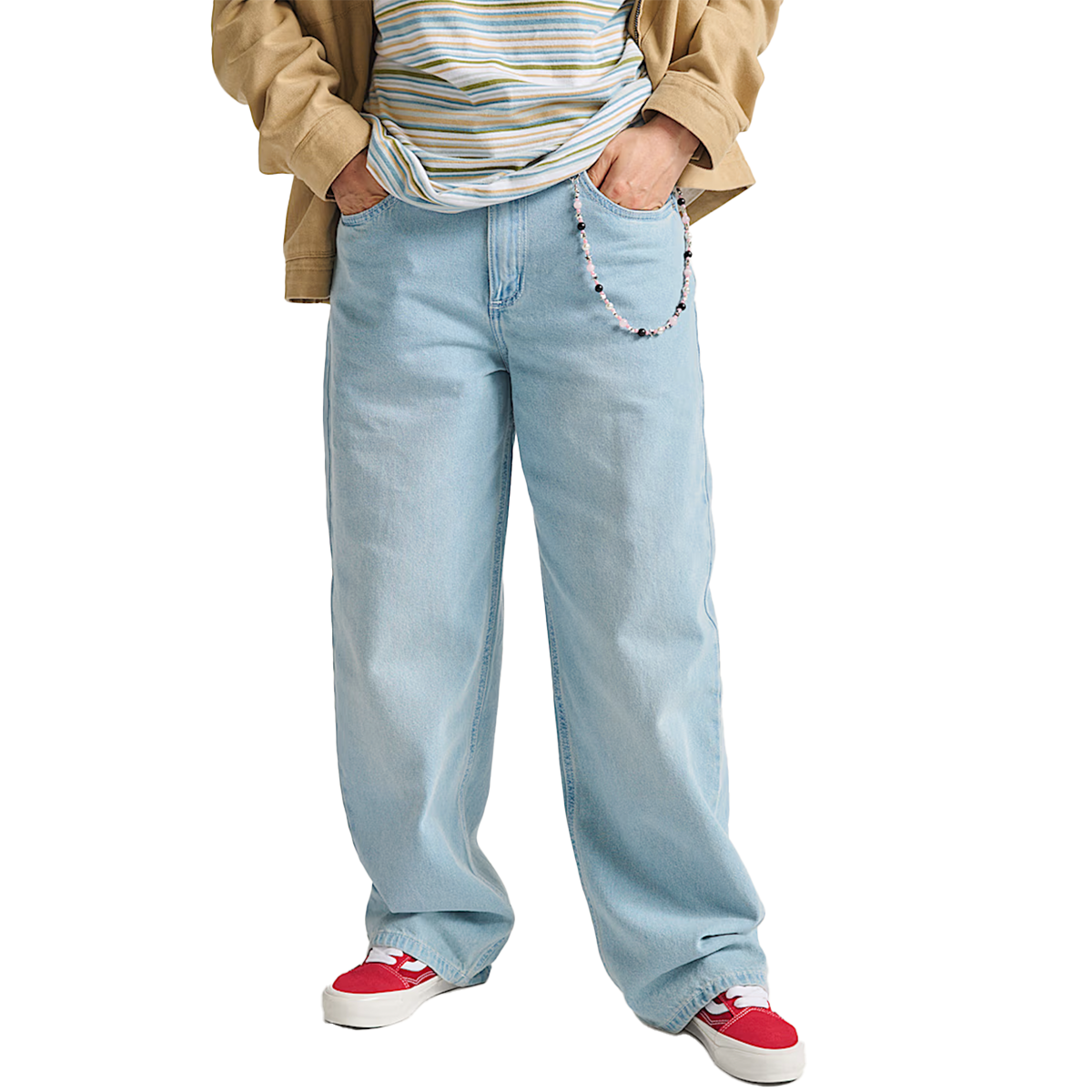 Vans Sirelle 5 Pocket Puddle Pants - Light Stonewash Blue