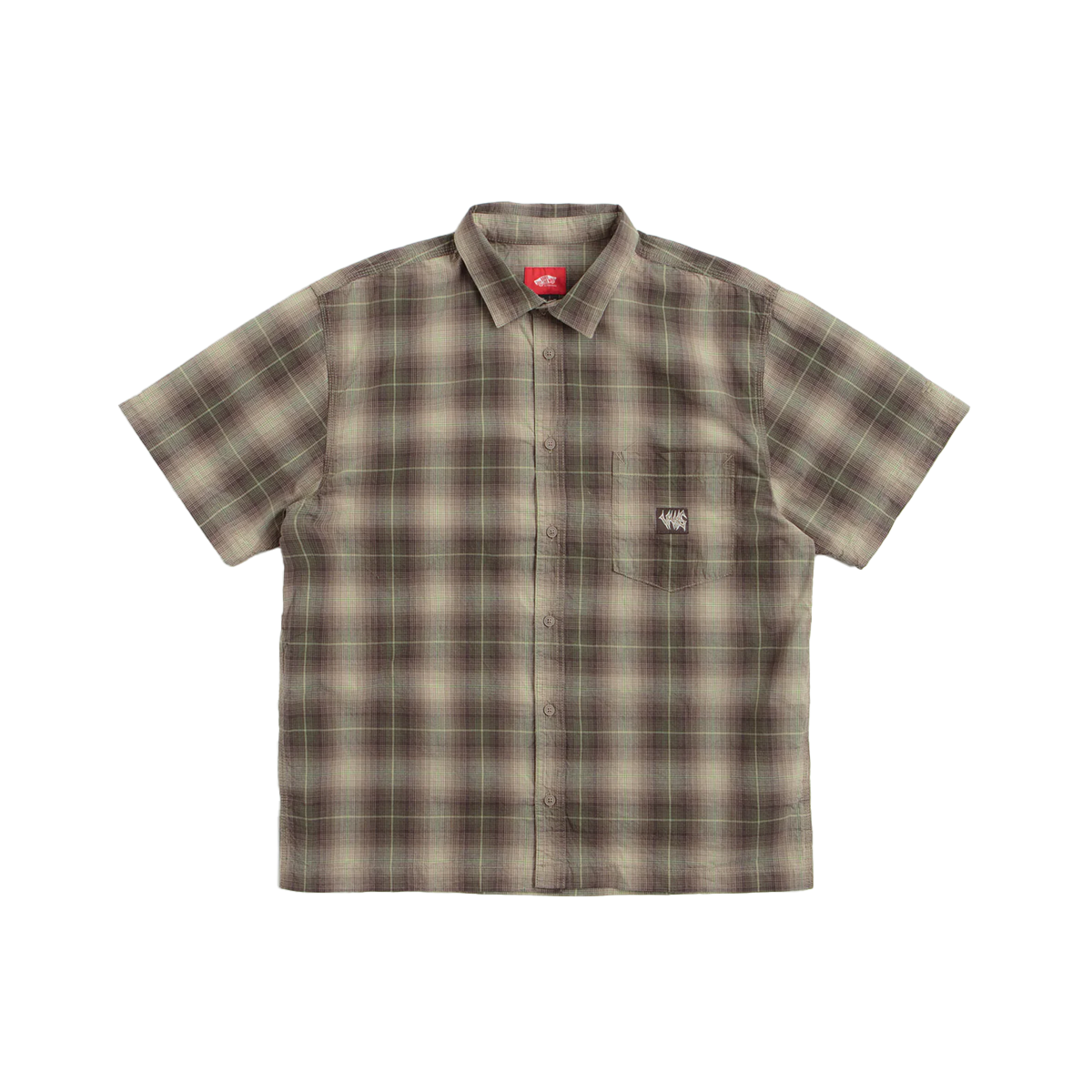 Vans Skate Plaid SS Shirt - Woven Walnut