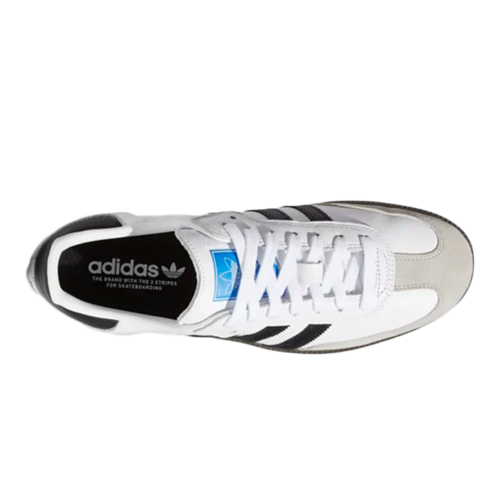 Adidas Samba ADV Shoes - Cloud White/Core Black/Gum - Directive