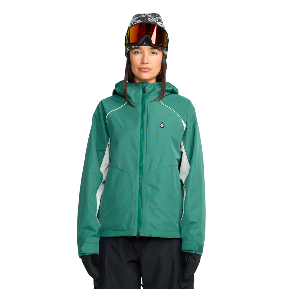 2026 SAMPLE Volcom Women's Stone Smokeshow 20K Snow Jacket - Spruce Green