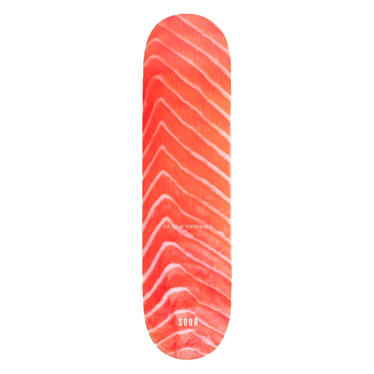 Sour Gustav Tonnesen Norwegian Salmon Skate Deck - 8.0