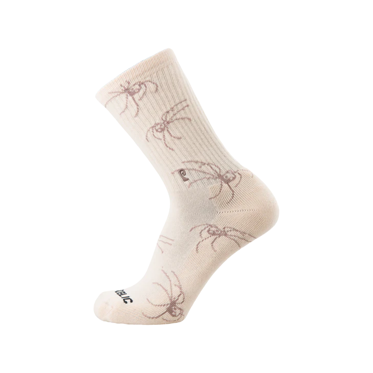 Psockadelic Spider Ying Yang Psocks - Off White