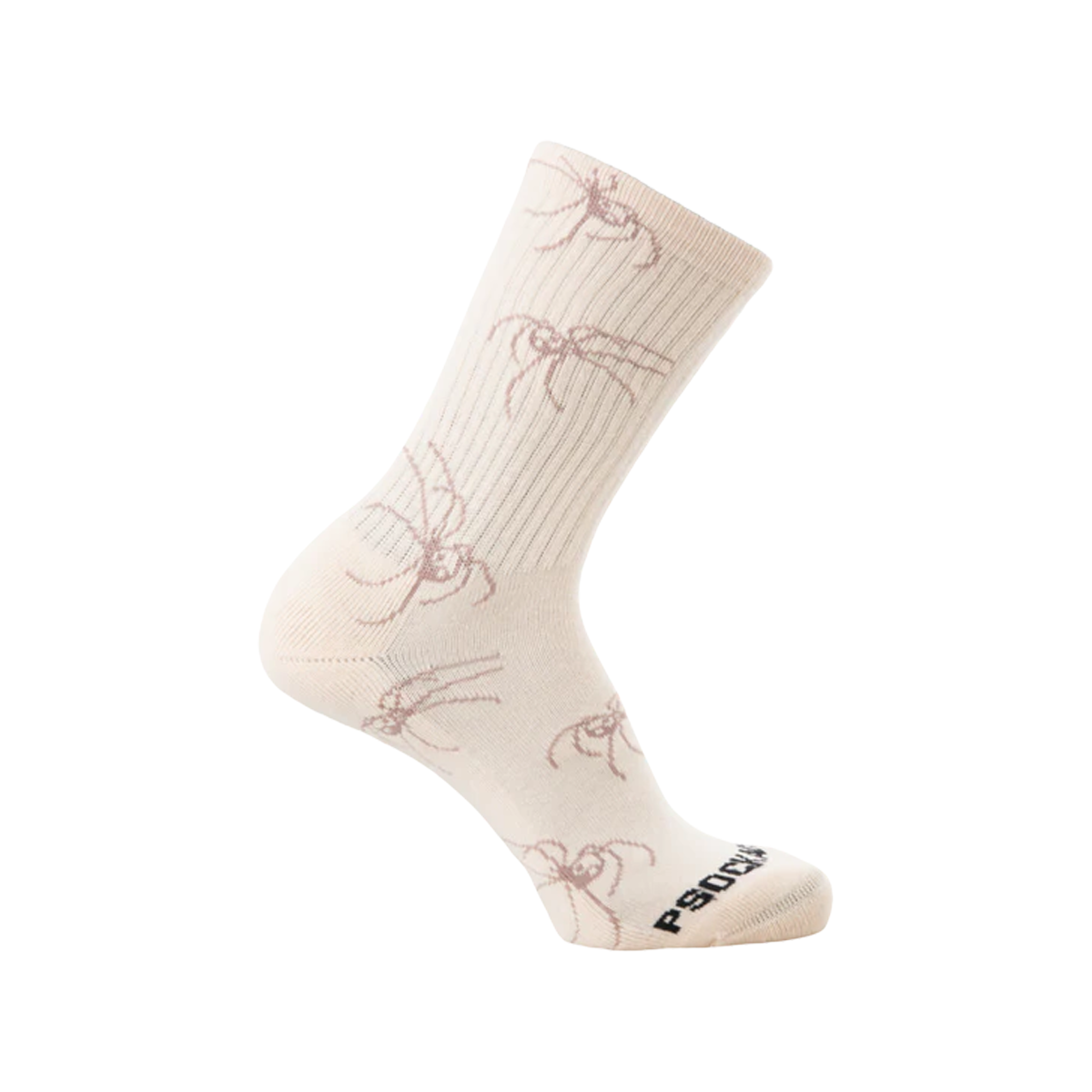 Psockadelic Spider Ying Yang Psocks - Off White