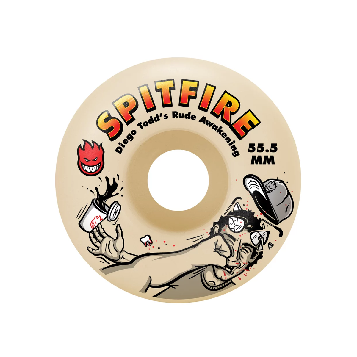 Spitfire Diego Todd Rude Awakening 99d Formula Four Wheels - 55.5