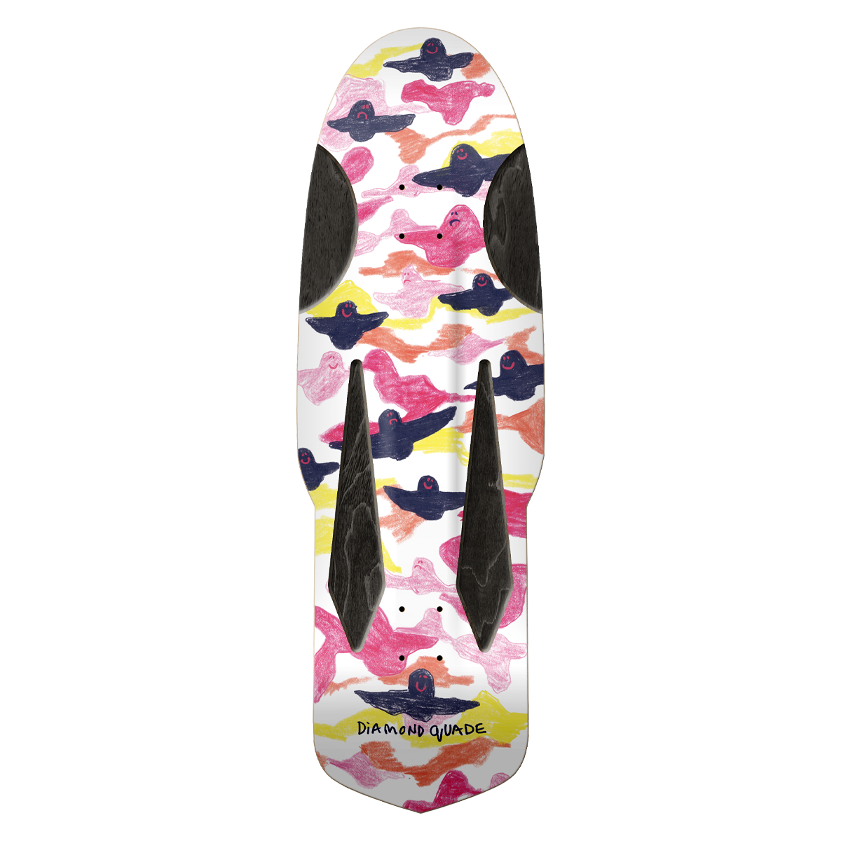 Krooked SSD 26 Diamond Quade Skate Deck - 10.75