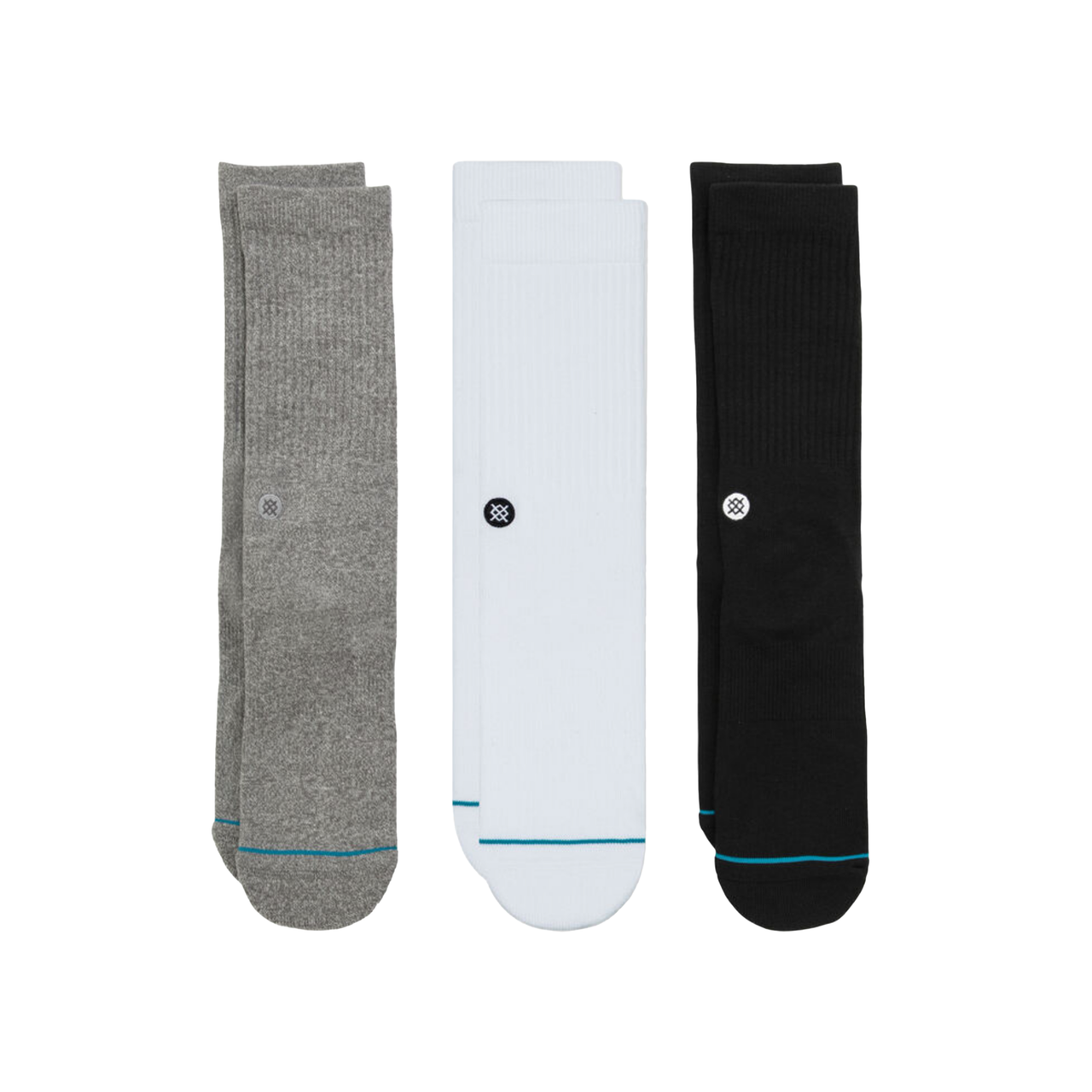 Stance Icon Crew Socks 3 Pack - Multi