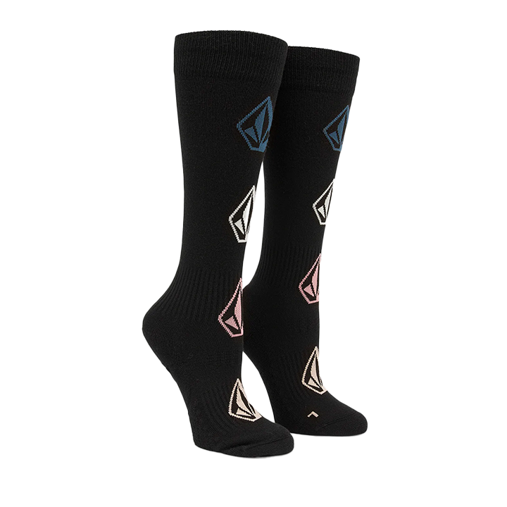 Volcom Women's Sherwood Sock  - Black Multi