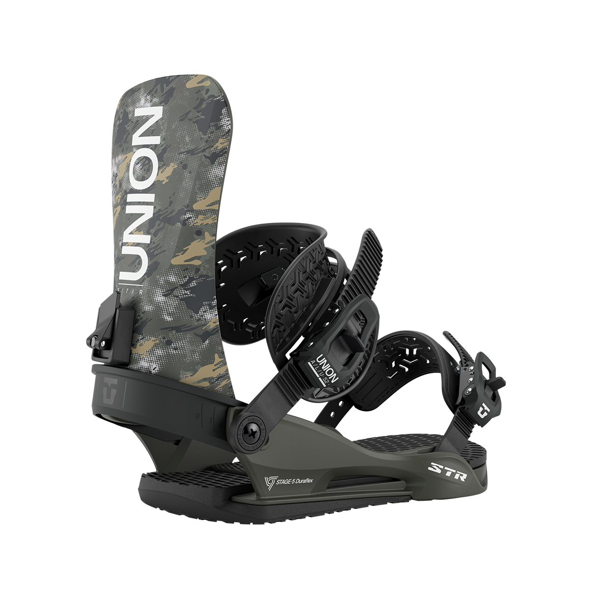 Union 2026 STR Snowboard Bindings - Camo