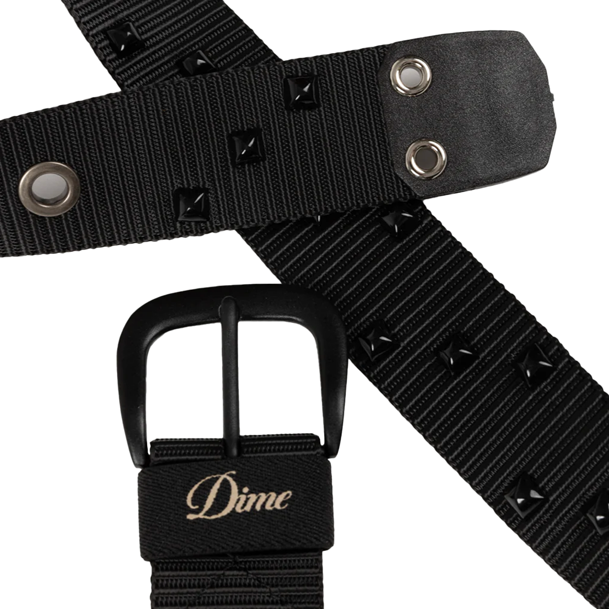 Dime Studded Belt - Black