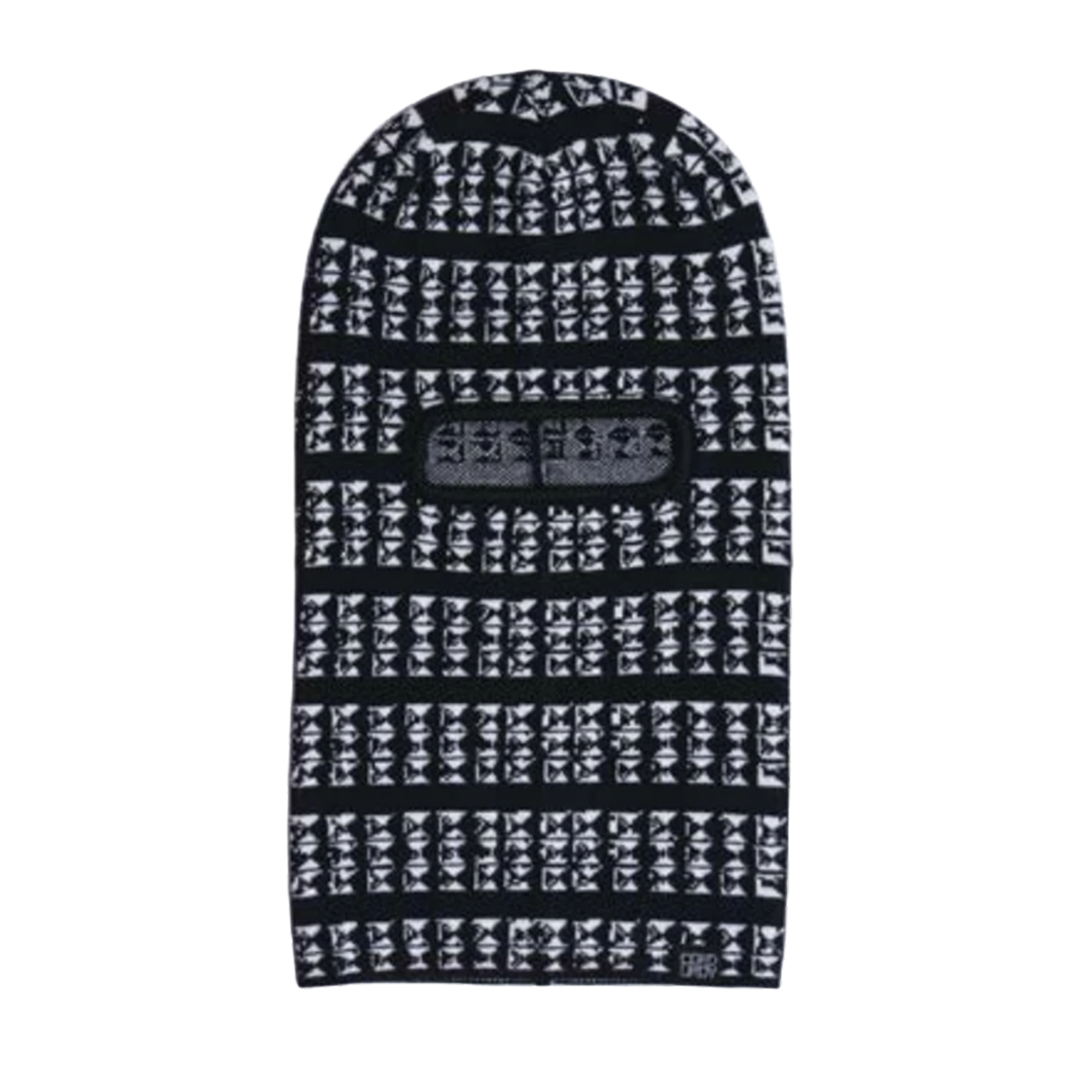 Corduroy Studs Mask - Black