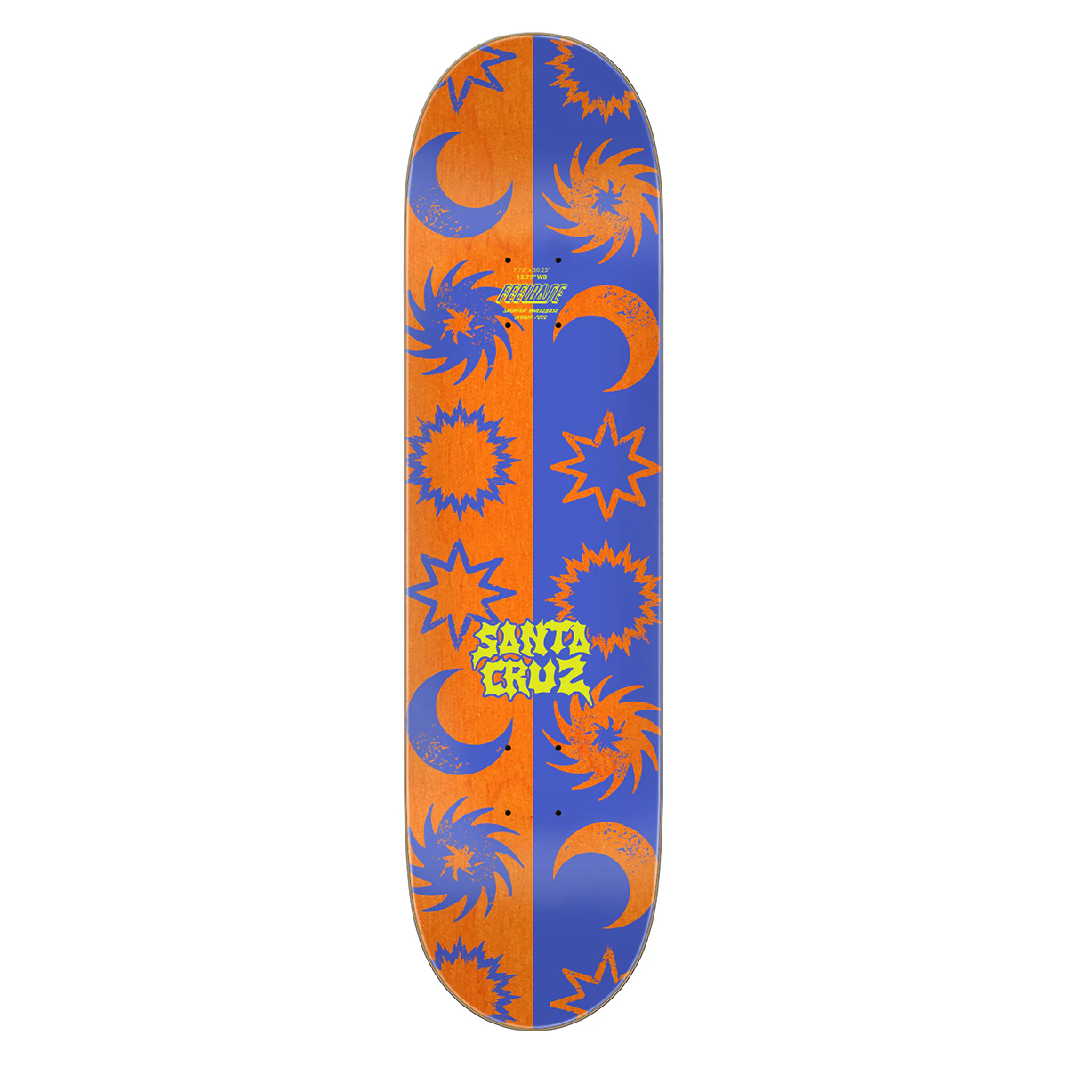 Santa Cruz Sun Stamp Feelbase Skate Deck - 7.75