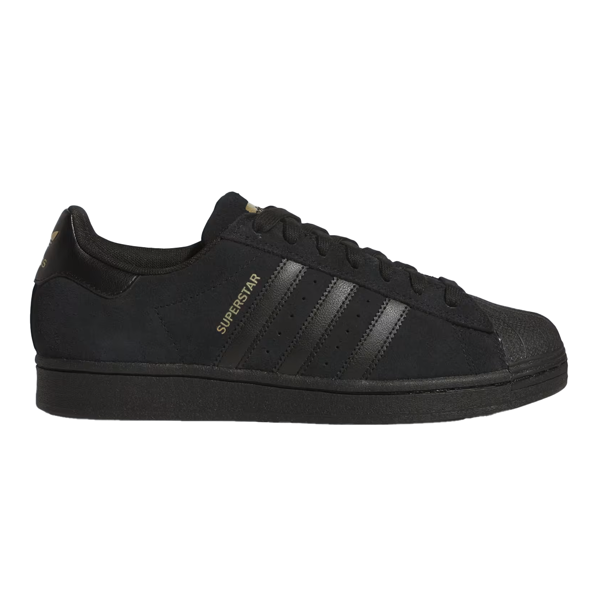 Adidas Superstar ADV Shoes - Core Black / Core Black / Gold Metallic