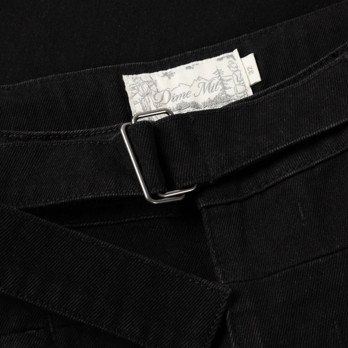 Dime Tech Denim Shorts - Black