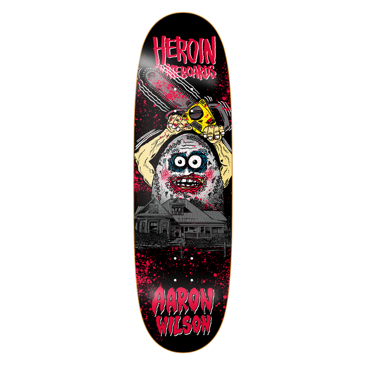 Heroin Aaron Wilson Teggxas Skate Deck - 8.8